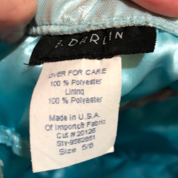 B Darlin Y2K Prom Wedding Homecoming Sparkly Dress 5 - Picture 4 of 4